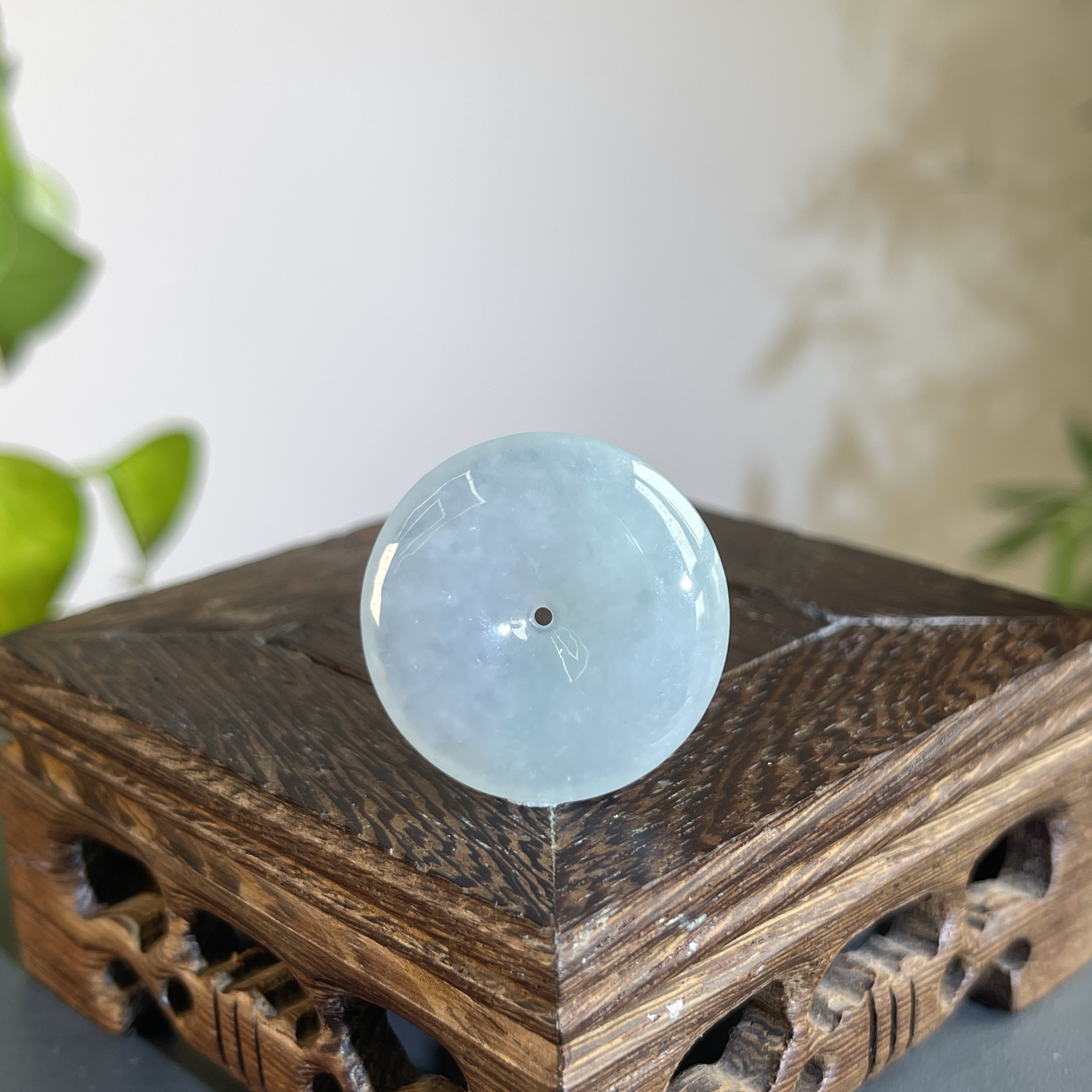 JXW12-88 天然翡翠缅甸A货 平安扣