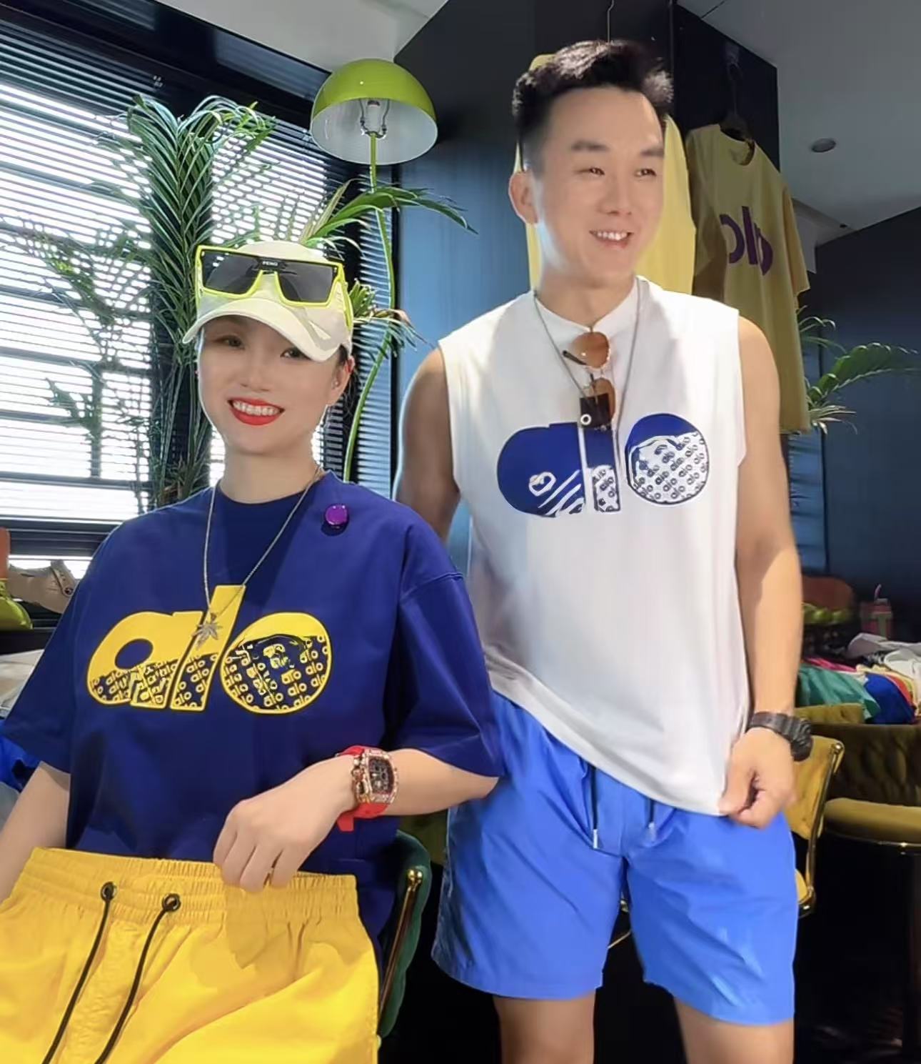 索罗那夏季舒适潮流圆领宽松速干透气时尚百搭情侣简约0550