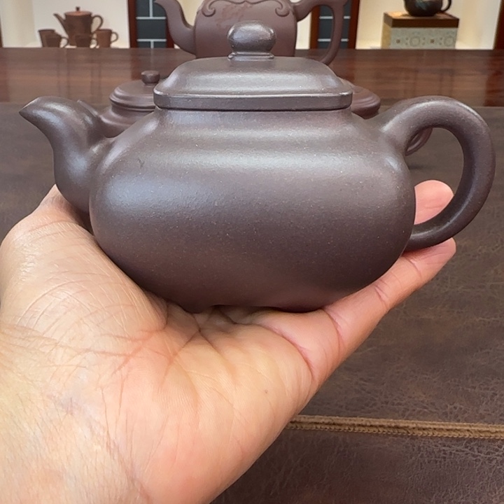 地***空紫砂茶壶四方传炉