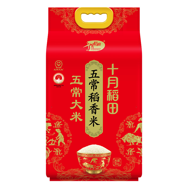 十月稻田黑龙江大米东北香大米官方授权店执行标准GB/T19266