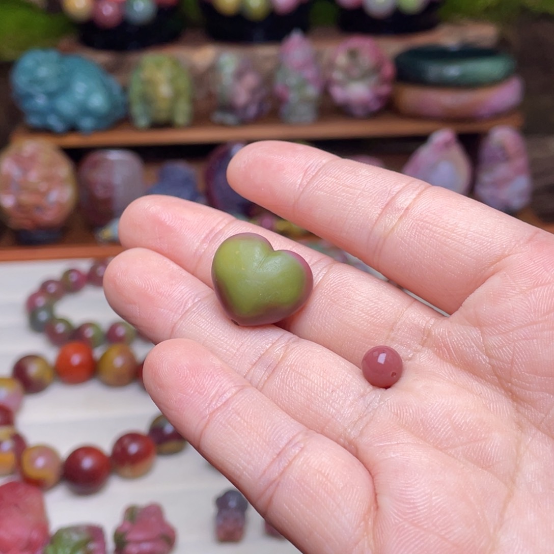 玛瑙/玉髓珠宝半成品未镶嵌?*盐源玛瑙屁桃
