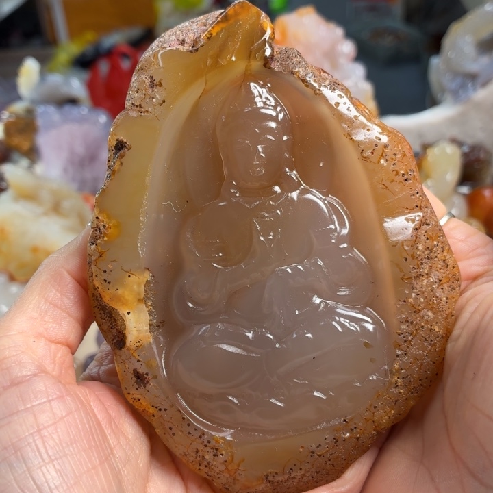 玛瑙/玉髓未镶嵌吊坠(不含链)