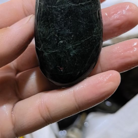 彩***桥有机玻璃藏玉药王石原石一个