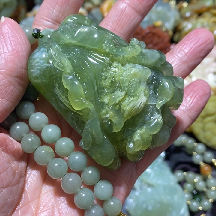 岫玉岫玉吊坠未镶嵌