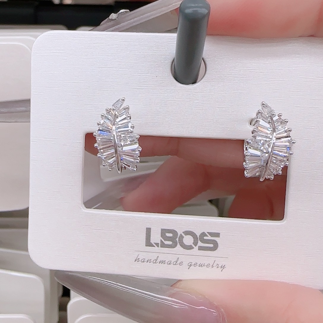 锆石铜合金925银耳环