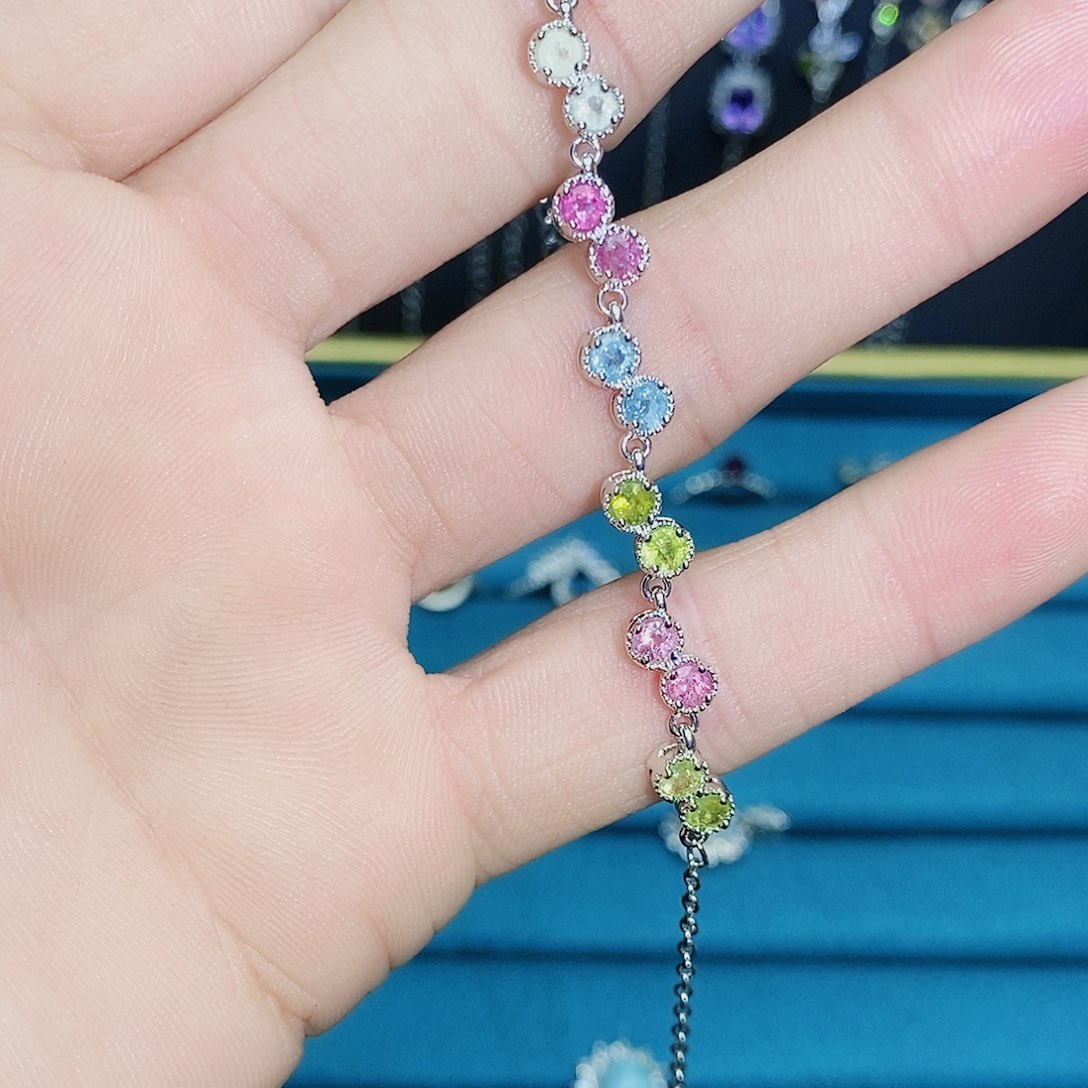 紫晶珠宝半成品银S925镶嵌