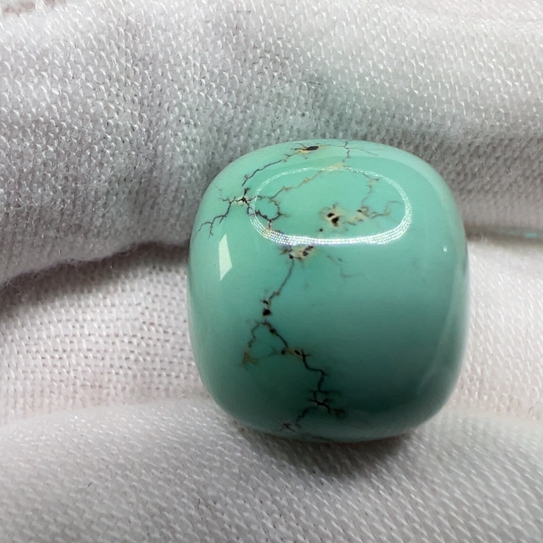 绿松石未镶嵌配饰13.8×12.5