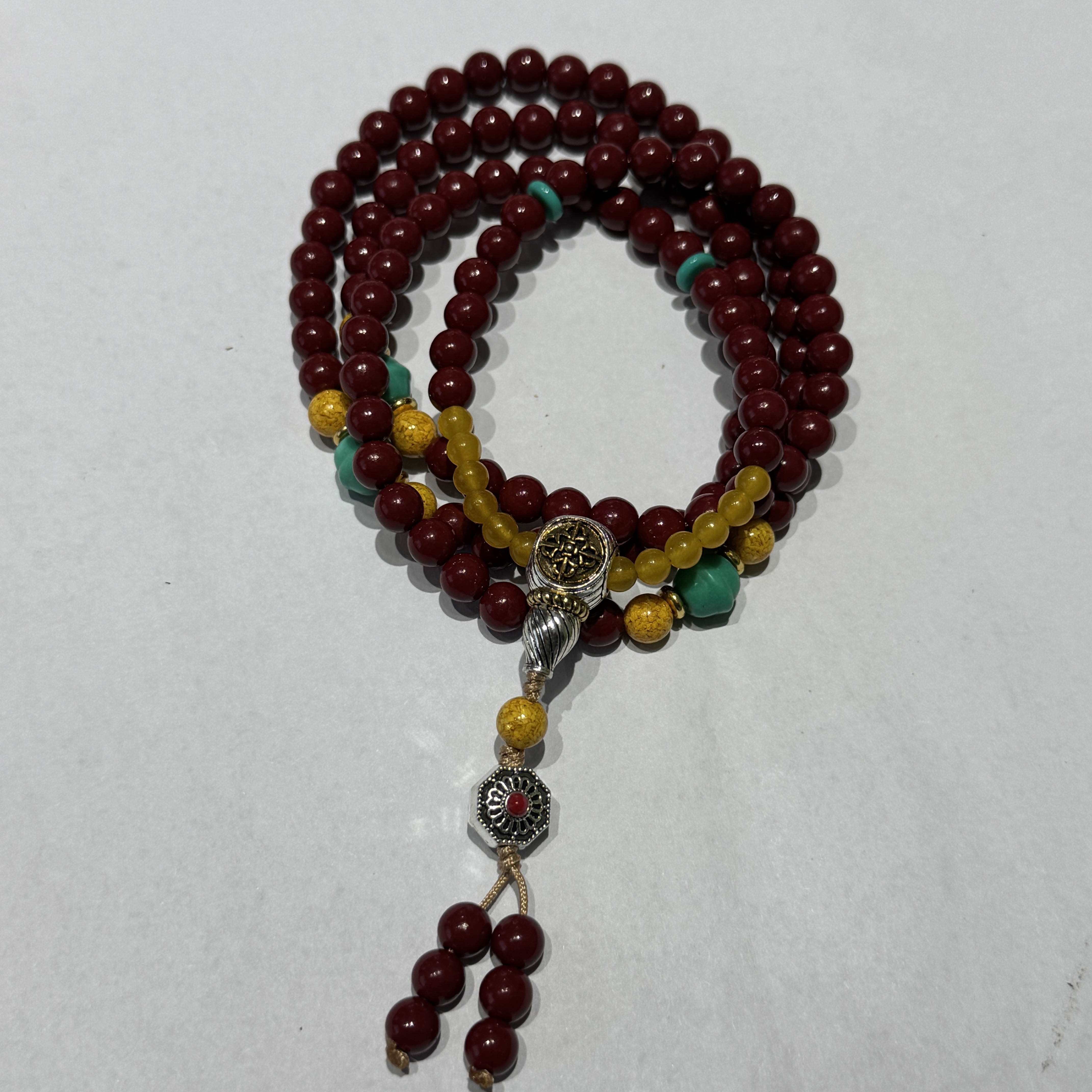 天然辰砂精品手串（无礼盒）SC166