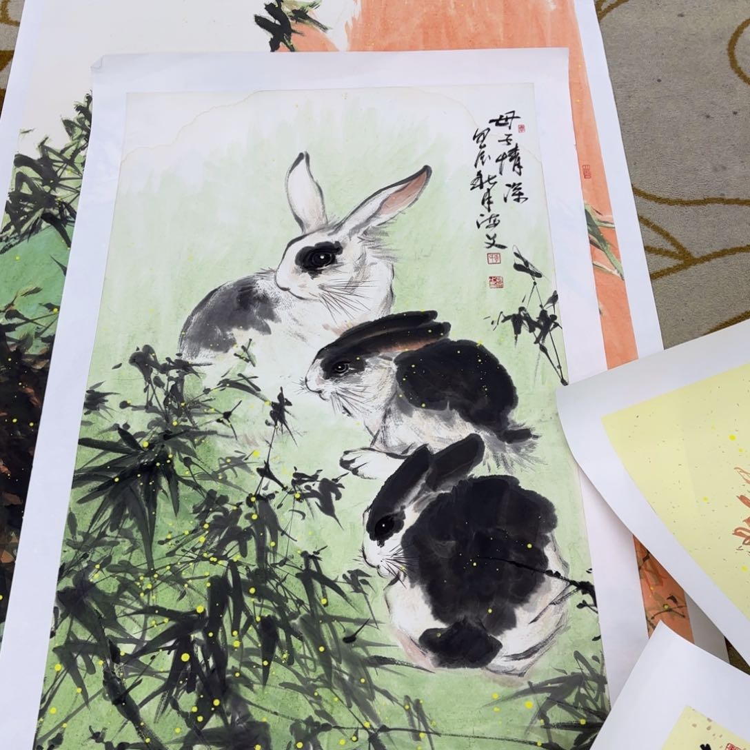 国画宿****司李海文四尺李欣主播