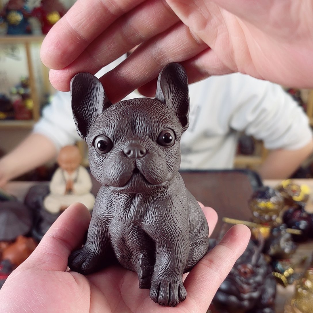 紫砂茶宠紫陶树脂茶宠摆件