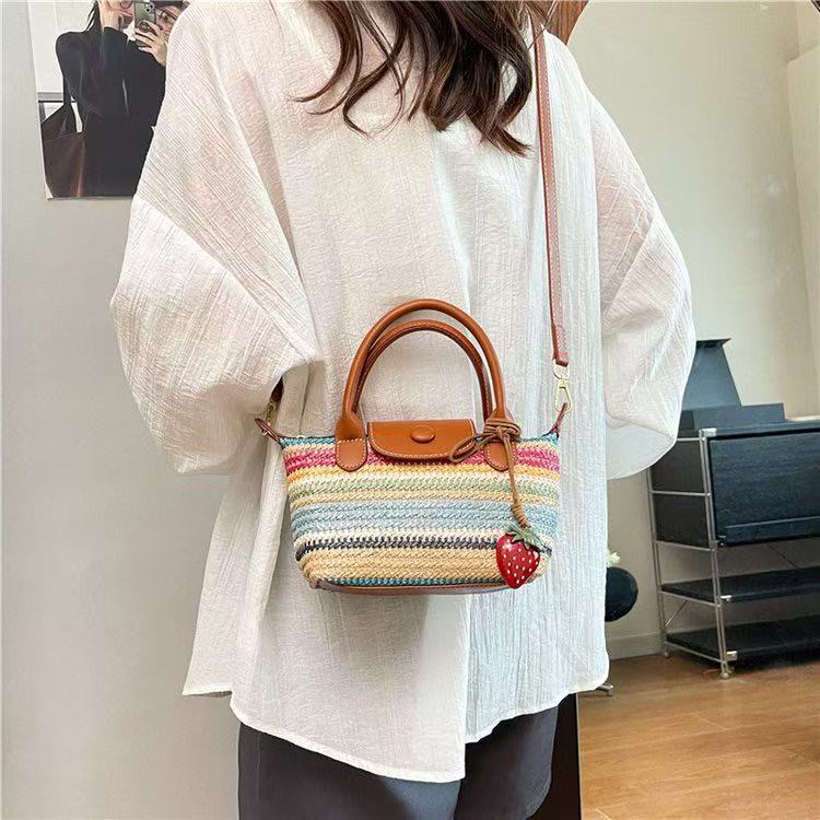 J001-050时尚百搭休闲春夏小众斜跨包网红单肩潮流小包包洋气