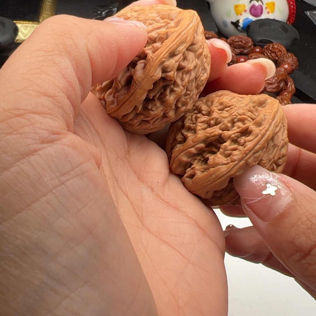 文玩核桃把件虎头王40
