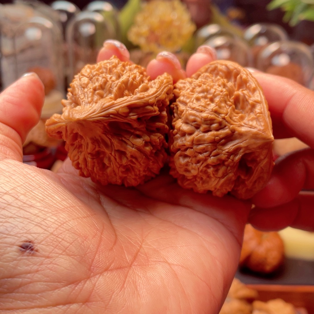 文玩核桃把件官帽飞蛇