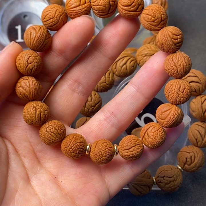手串桃核秦岭野生龙纹桃核