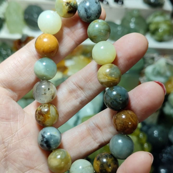 岫玉手串款式未镶嵌