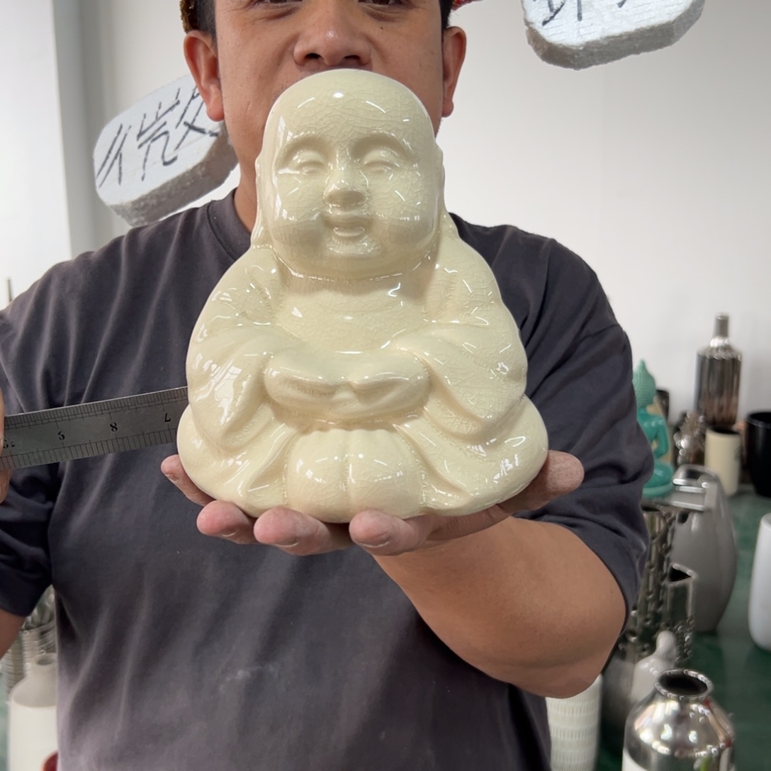 摆件5 号高中低温陶瓷瓶（部分微瑕）