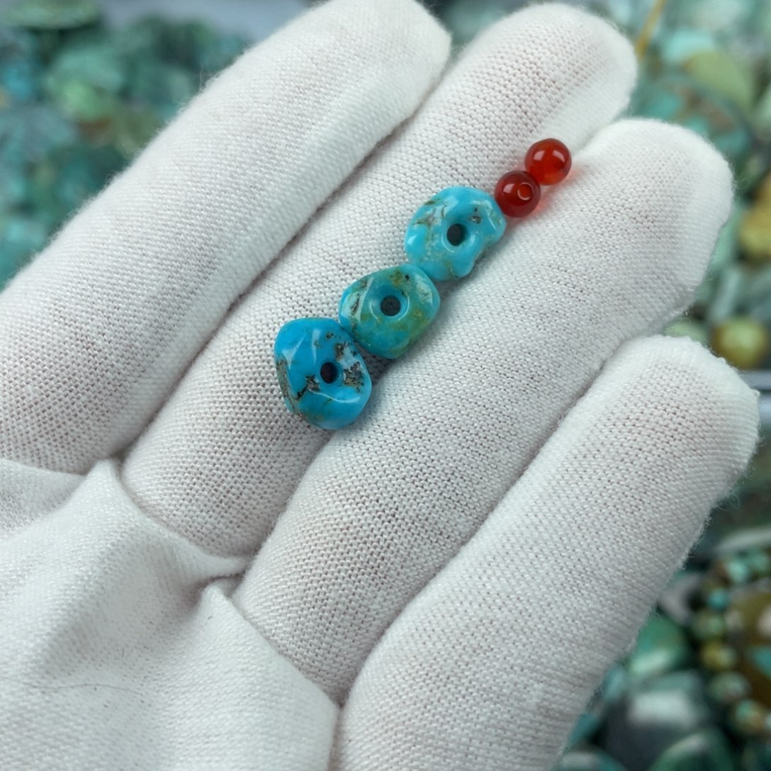 一***羊南红玛瑙未镶嵌配饰