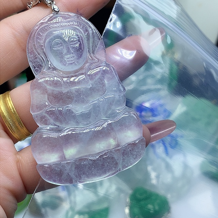 翡翠吊坠(赠链)未镶嵌猫*鹰