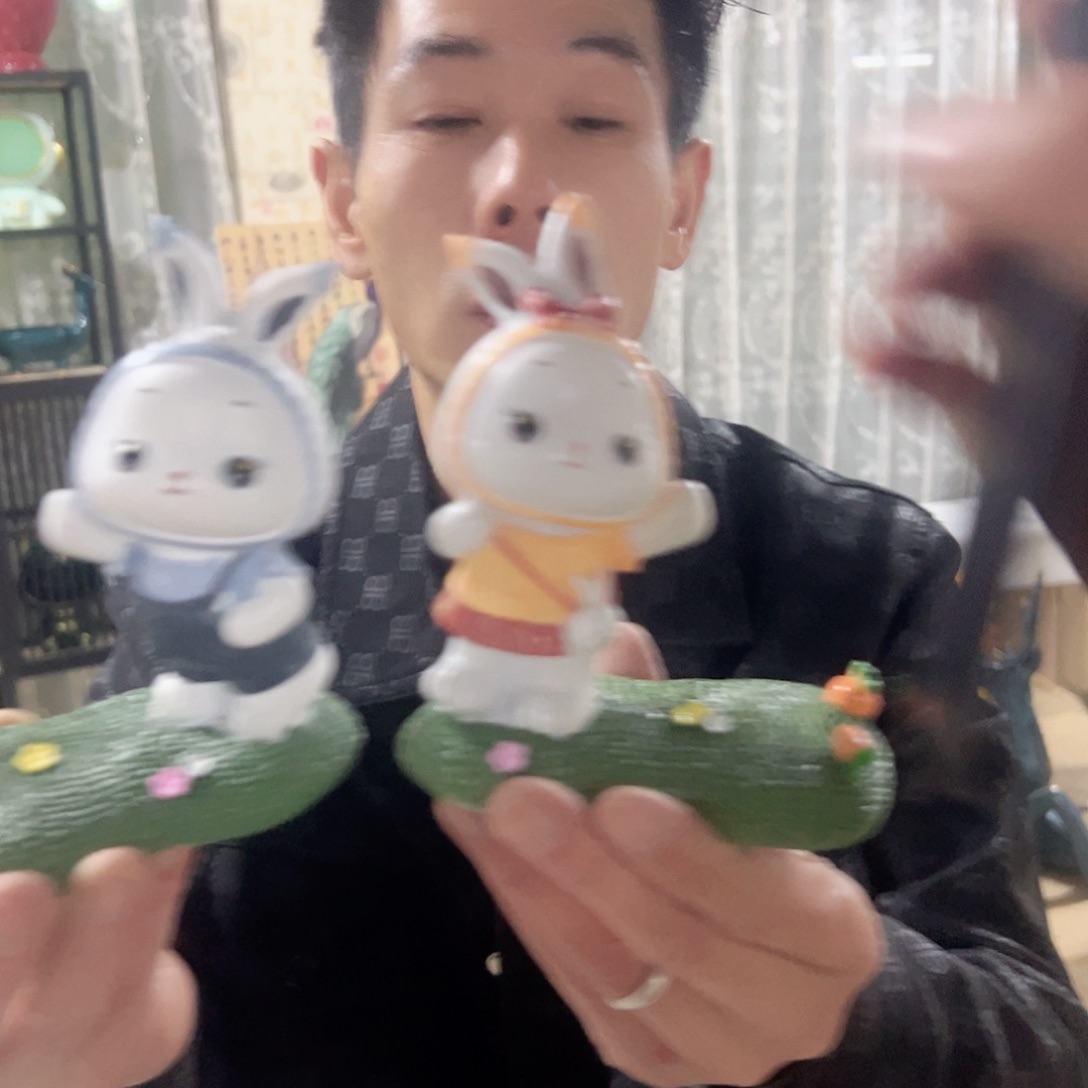 红陶红陶红陶红陶兔子手机支架