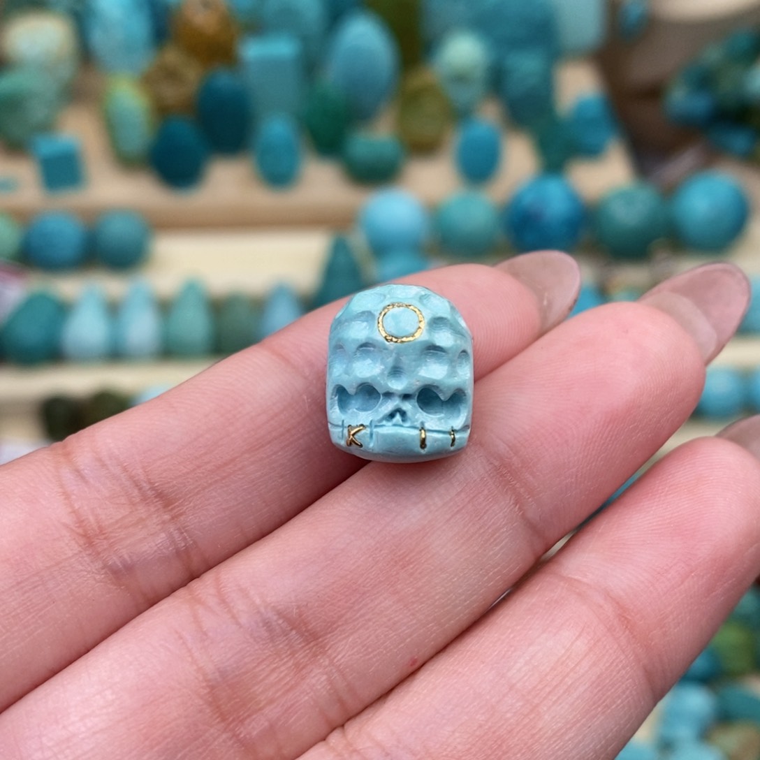 绿松石珠宝奇石未镶嵌