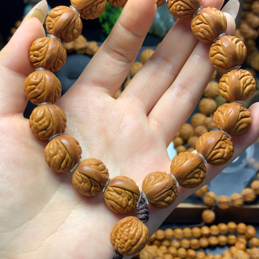 【闪购商品】桃核手串荔枝16手串