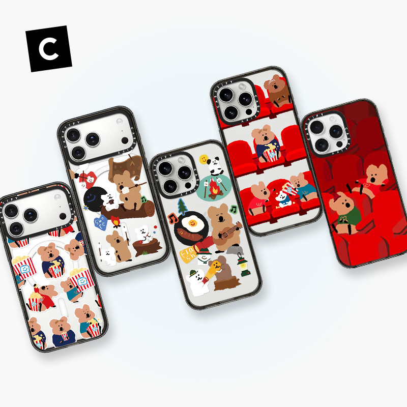 CASETiFY 柿子椒熊艺术家系列手机壳保护套防摔苹果iPhone16/17新