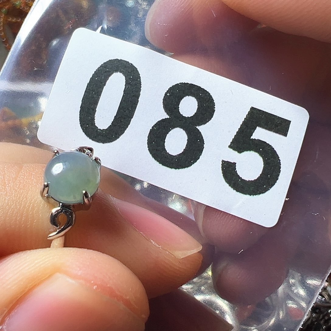 翡翠戒指未镶嵌翡翠戒指活口可调节