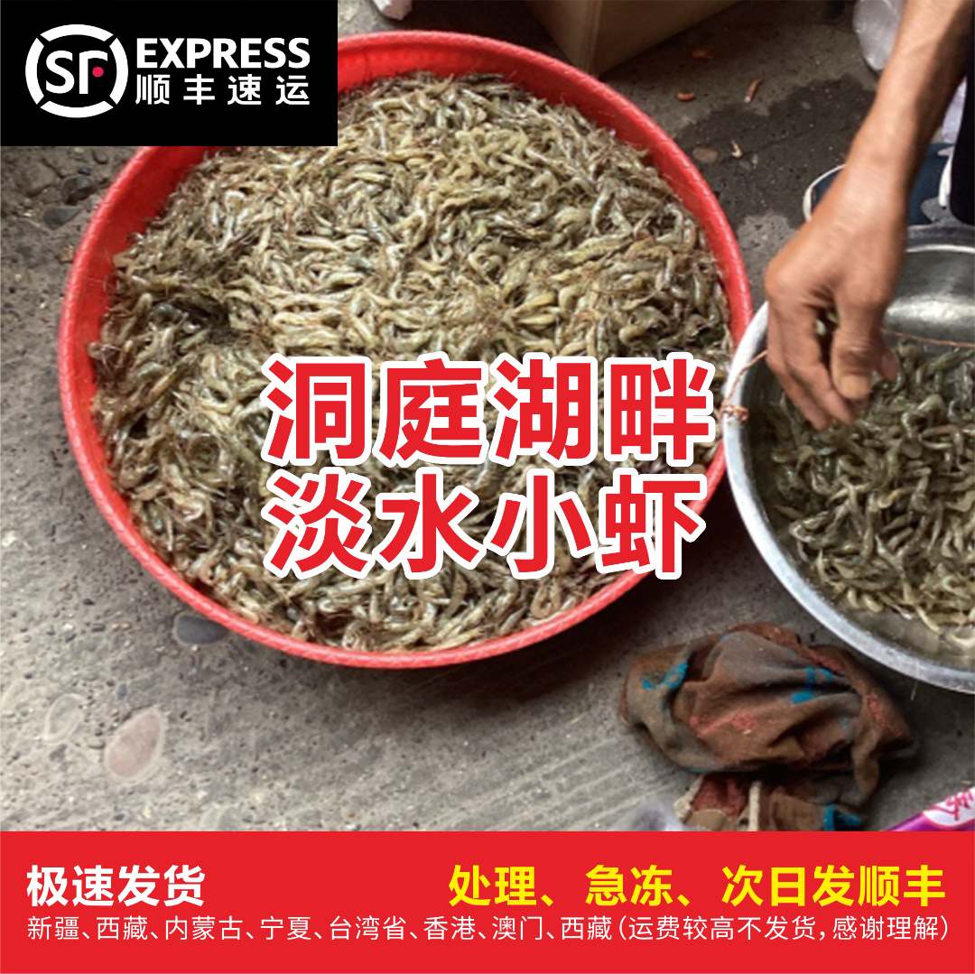 淡水小米虾 洞庭湖畔农家鱼塘【顺丰包邮】 