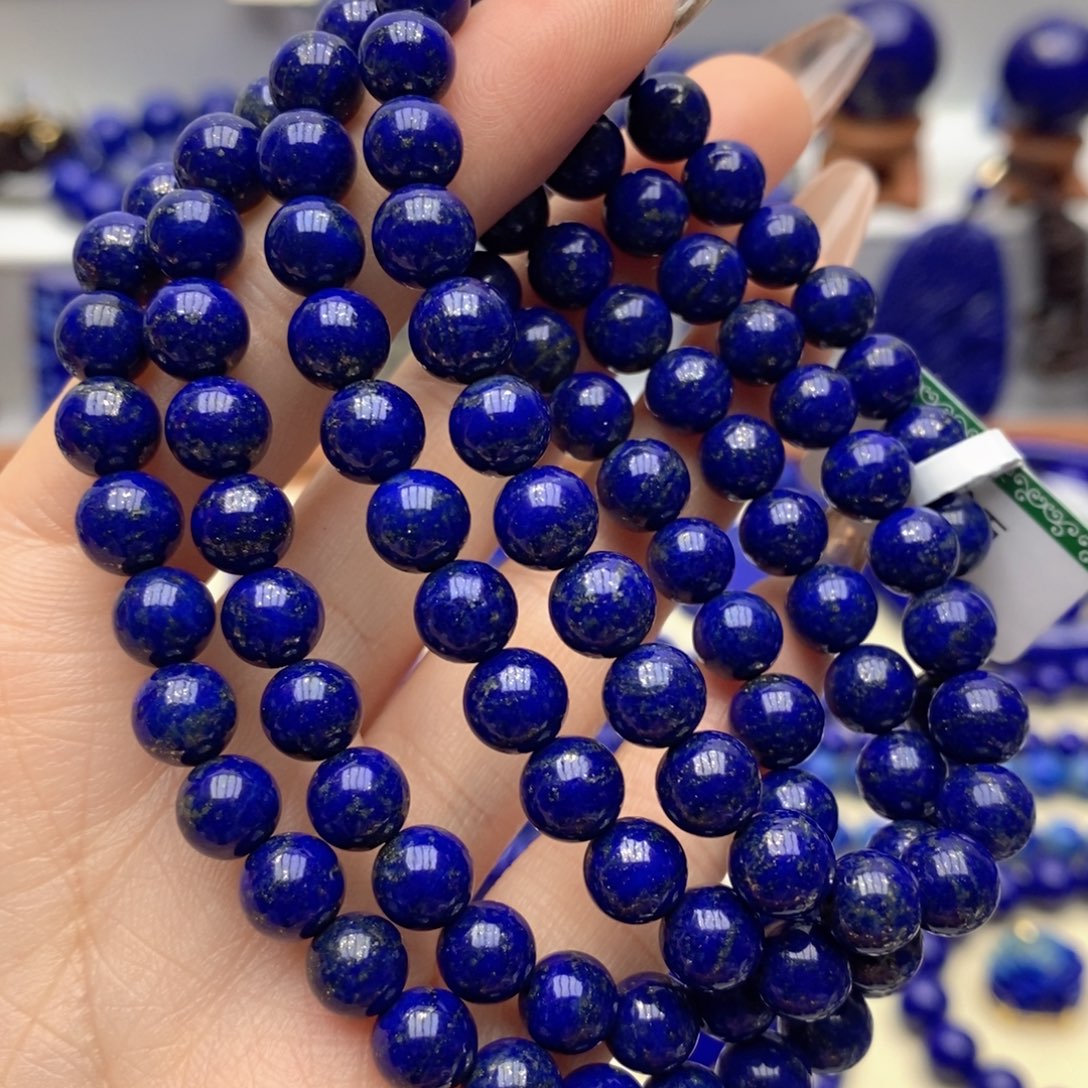 青金石未镶嵌手链7mm108