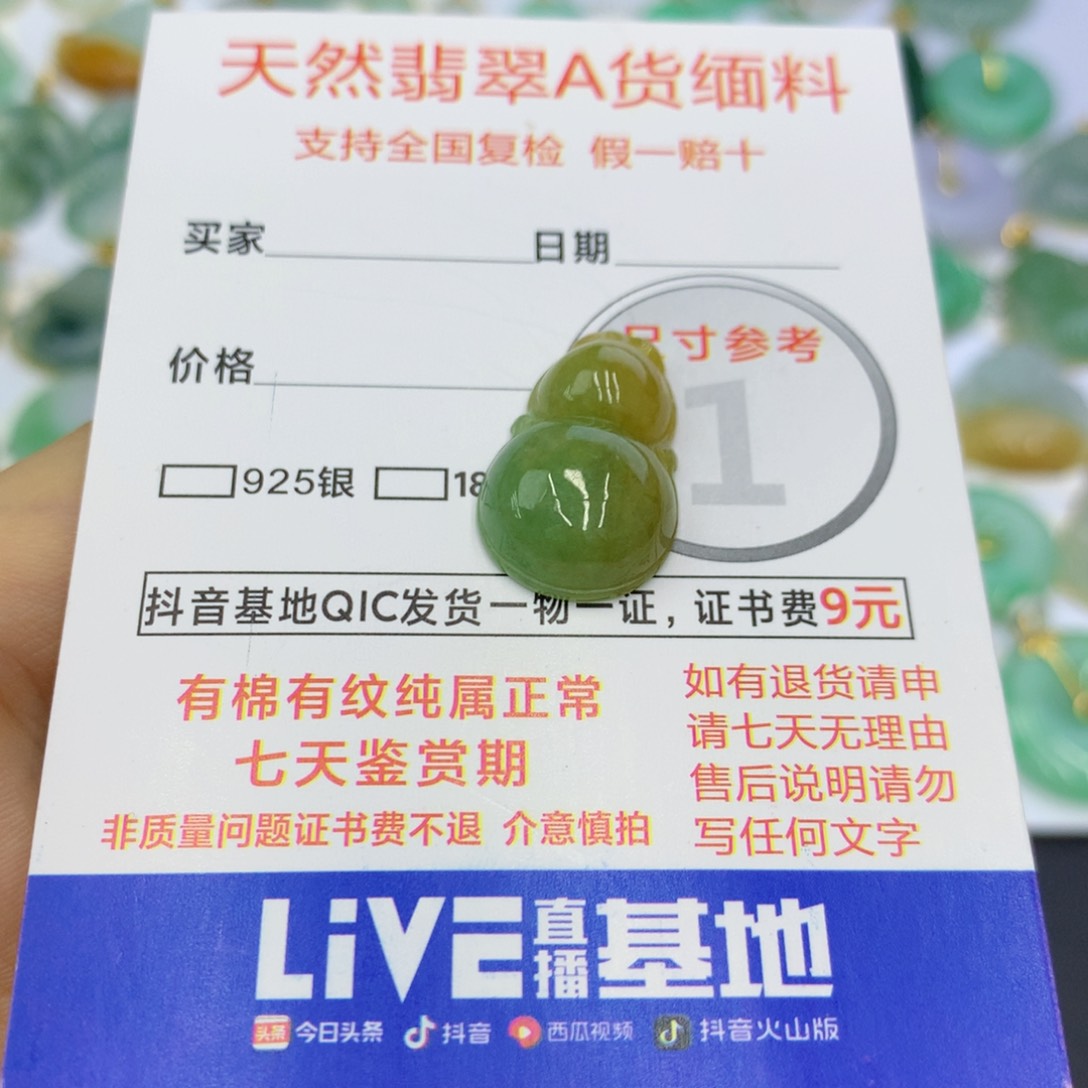 翡翠颈饰未镶嵌翡翠