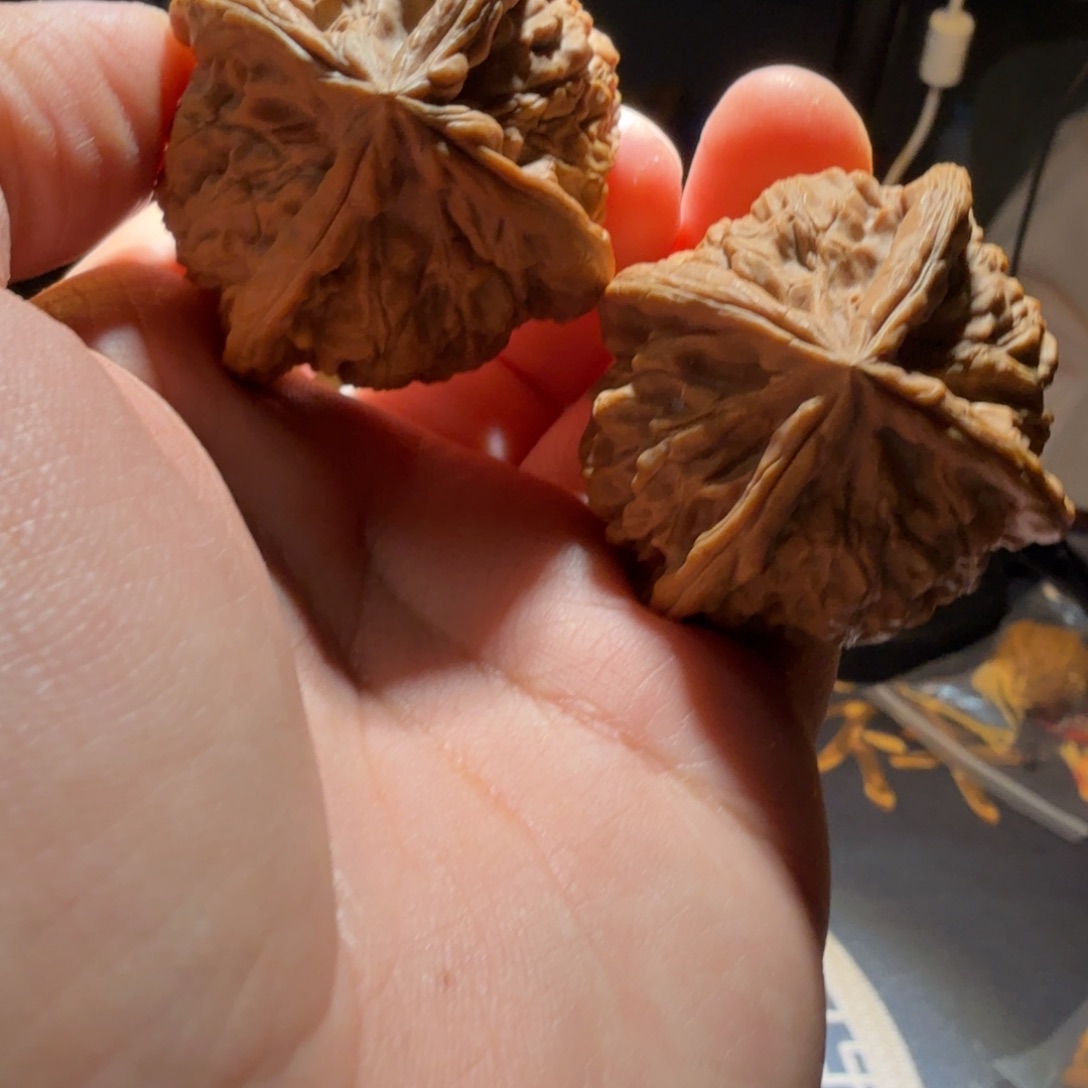 把件文玩核桃玉玺四棱