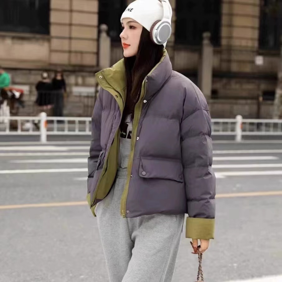 韩系女新款短款加厚小众设计感外套