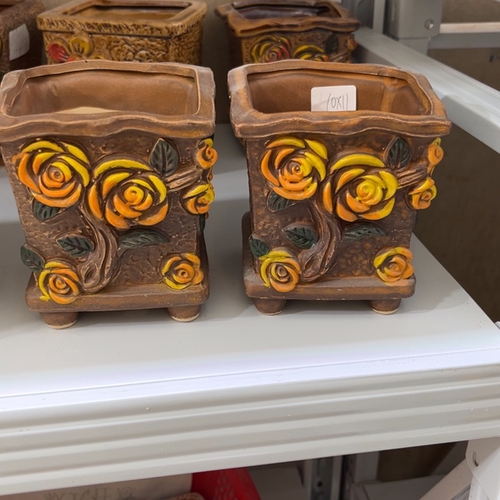 紫砂花盆粗陶材质多肉花盆