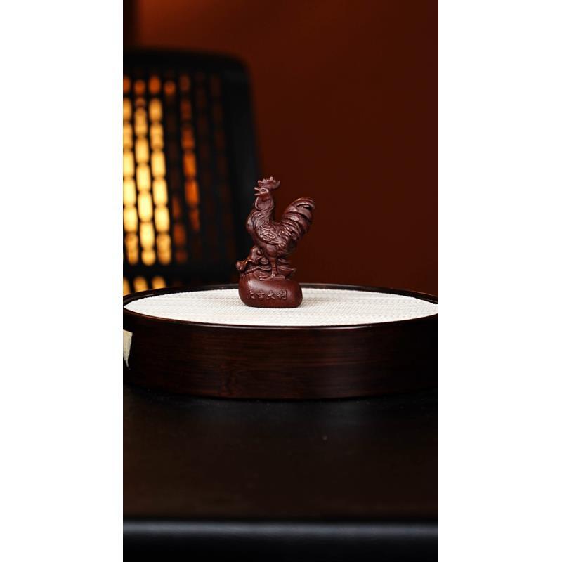 宜兴紫砂 公鸡 茶宠