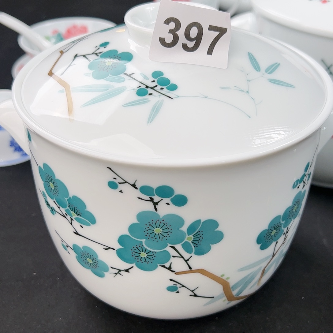 翠竹绿梅饭鼓（微瑕）