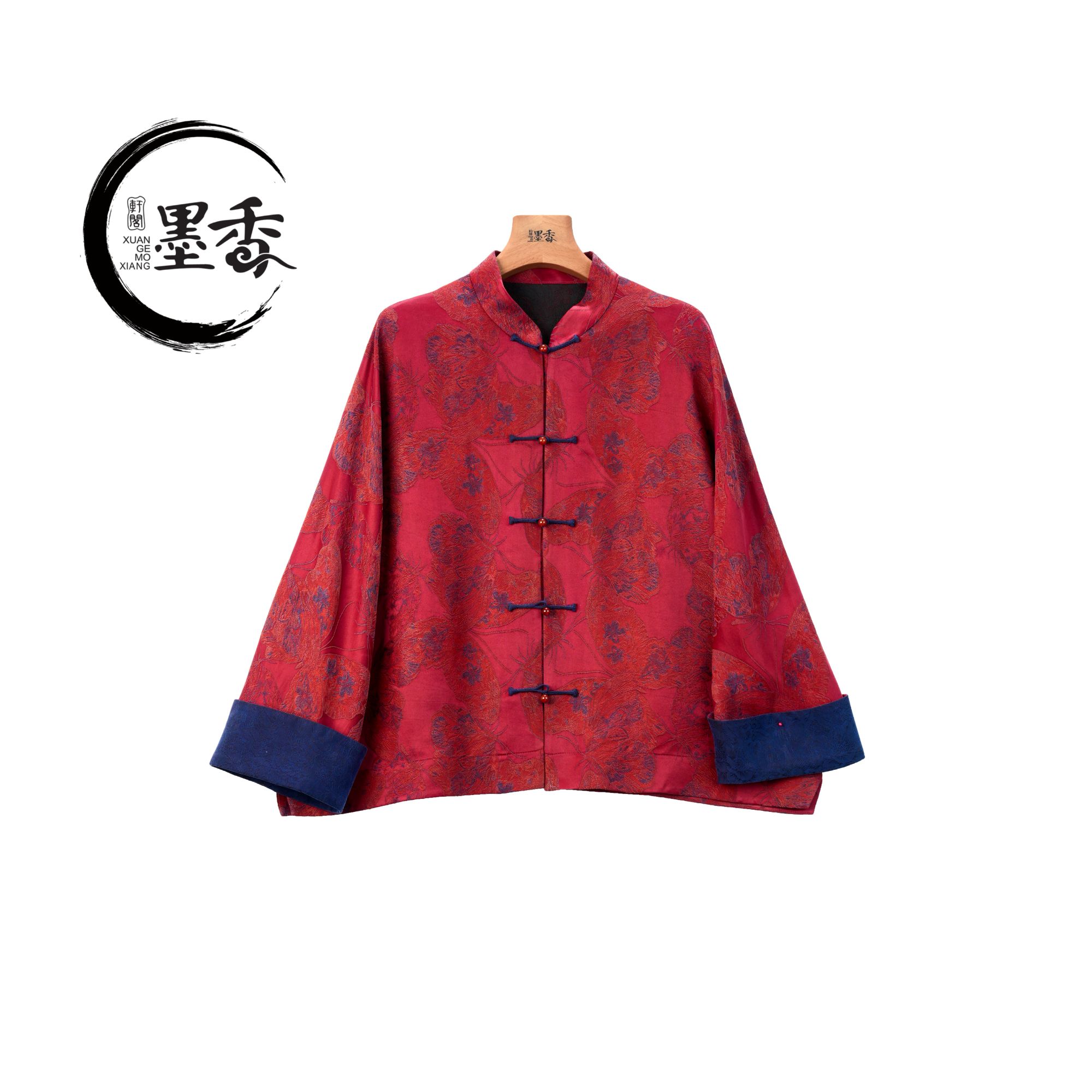 XuanGeMoXiang/轩阁墨香【喜相迎】新中式时尚百搭高级外套 MX33790