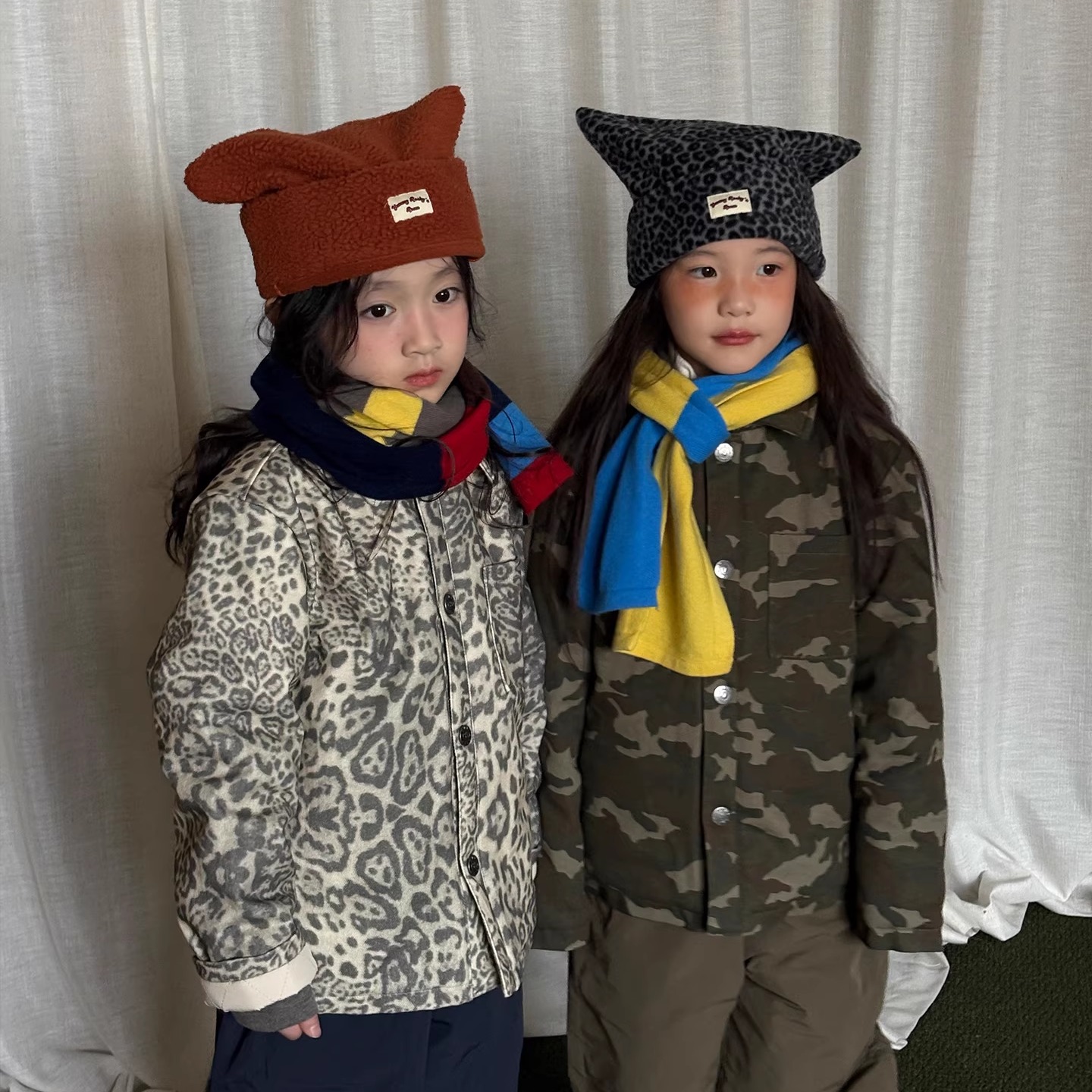 yummy&rocky定制迷彩豹纹sorona蓄热杜邦棉柔软保暖棉服