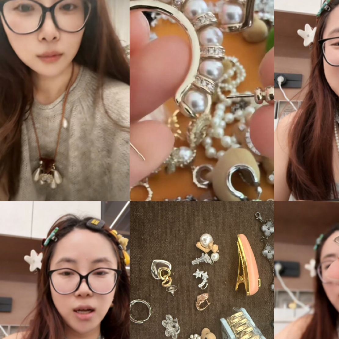 铜合金项链 直播贴纸下单不退不换