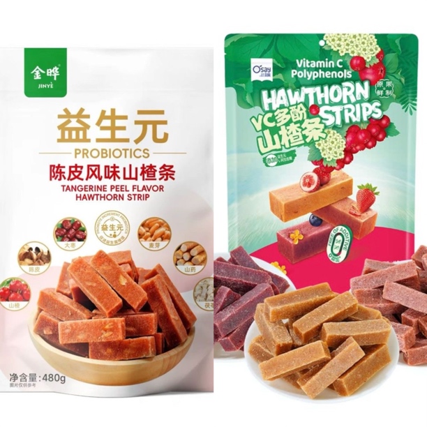 顺丰JD【SM超市】金晔陈皮山楂条益生元酸甜软糯营养严选优质