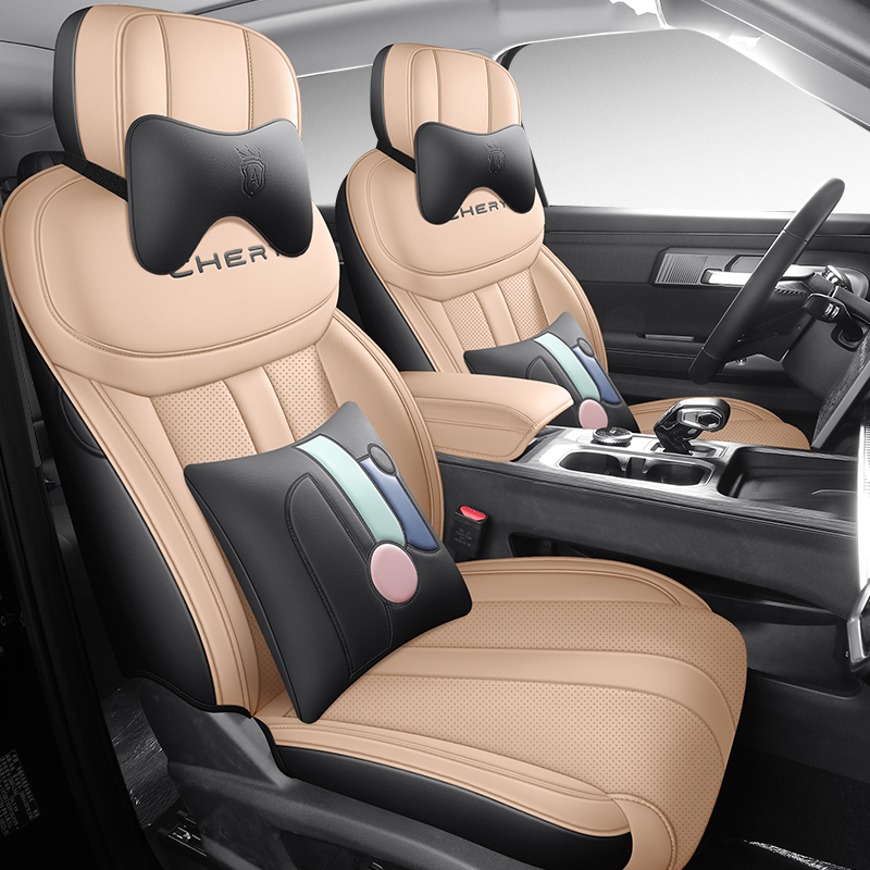 新款专车定制奇瑞瑞虎7瑞虎7C-DM全皮汽车座垫四季全皮全包围坐垫