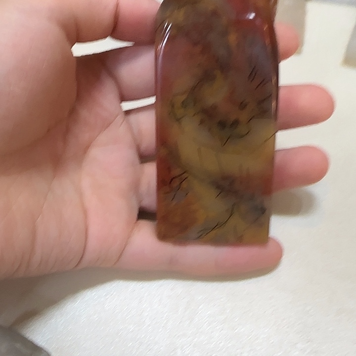 寿山石尼姑楼扁章