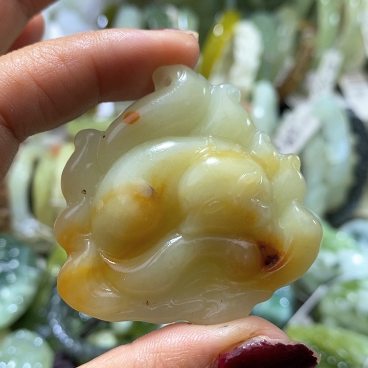 未镶嵌岫玉岫玉吊坠