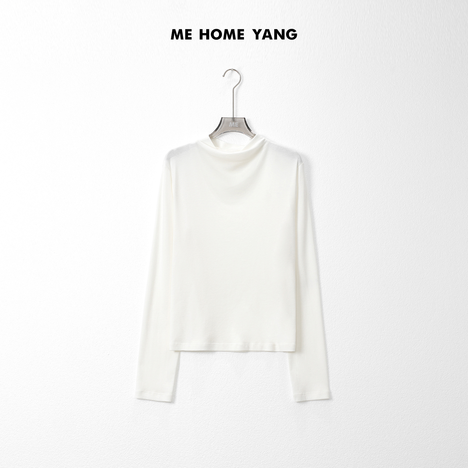 ME【面膜半高领打底衫】绵羊毛混纺纯色高领百搭内搭上衣MEQA1172