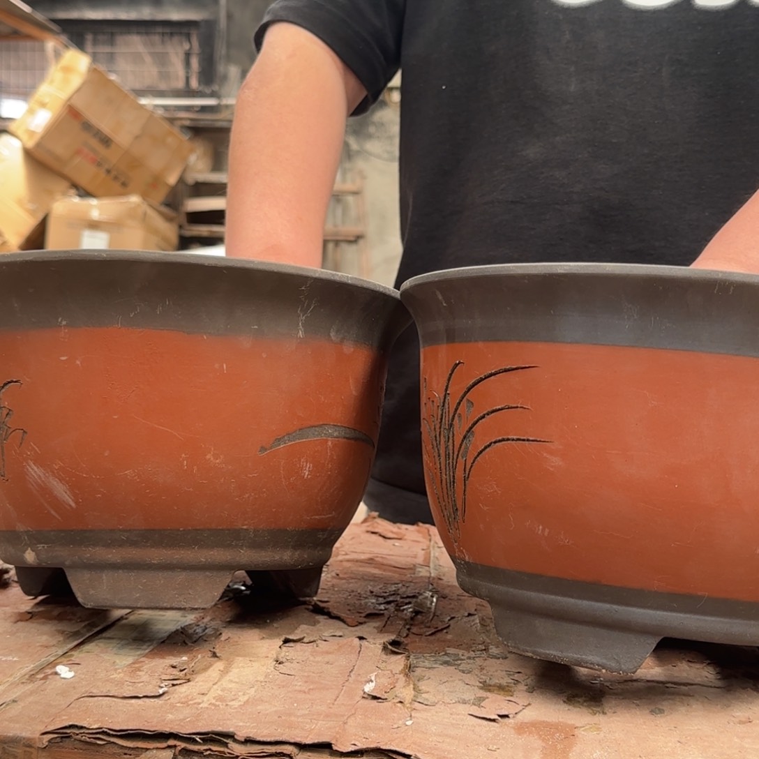 紫砂花盆口径口径口径23 14