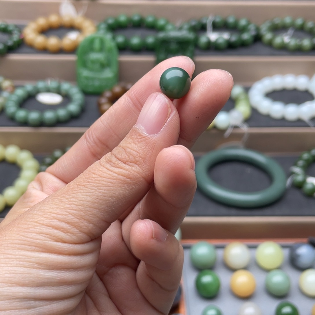 和田玉未镶嵌手链10碧玉猫眼