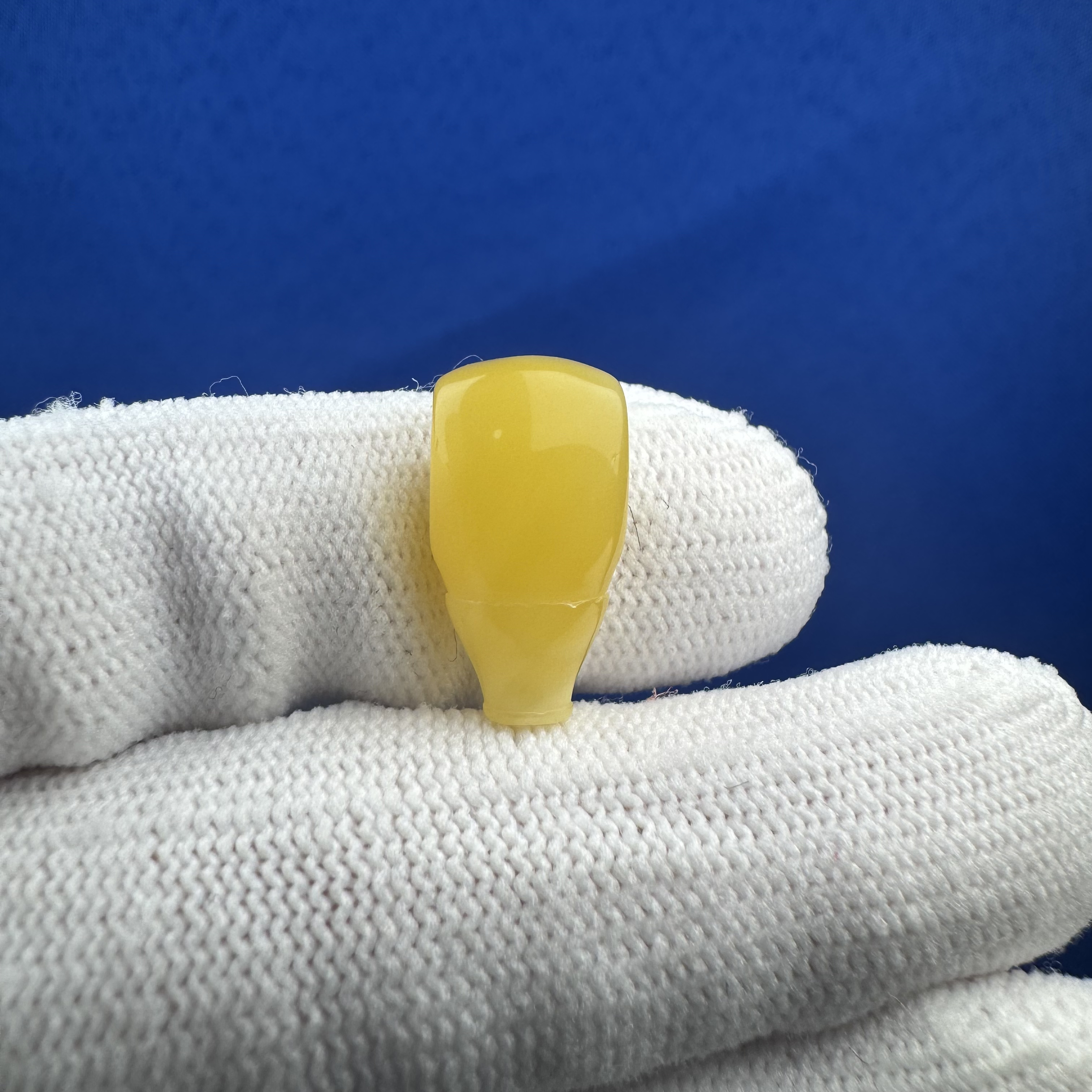 B4323天然蜜蜡制品 俄料瑕疵三通9.8mm 一物一图假一罚十