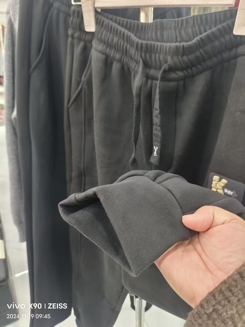 和尚哥推荐头批男女同款加绒加厚樱花休闲裤