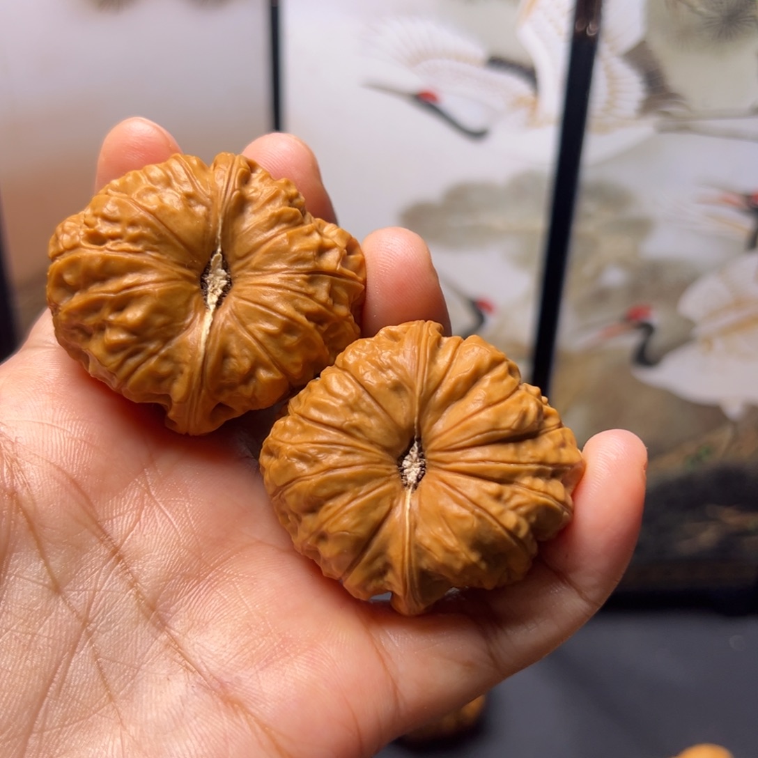把件文玩核桃40南瓜墩