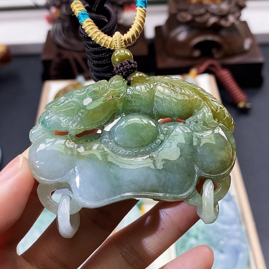 颈饰未镶嵌翡翠缅甸翡翠a货