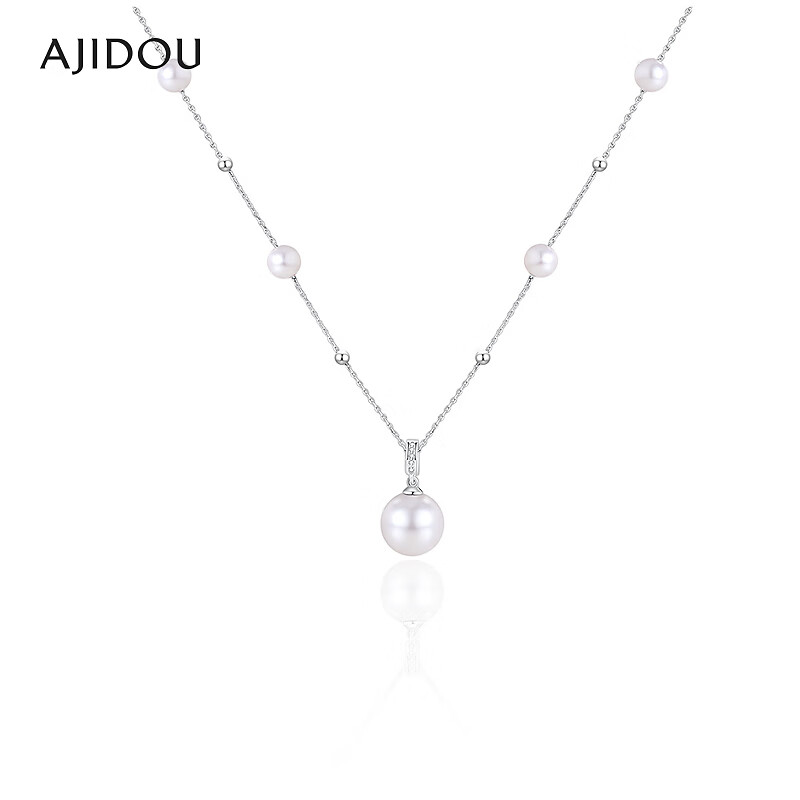 铜合金仿珍珠吊坠 铜合金仿珍珠项链 AJIDOU阿吉豆项链女【SGB】